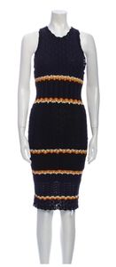Ronny Kobo Crochet Bodycon Dress, sz M